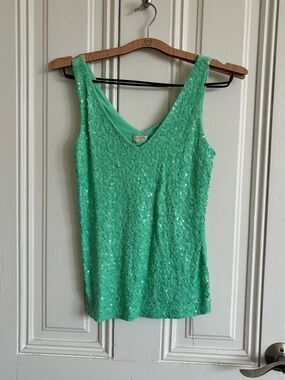 J. Crew | sequin tank top